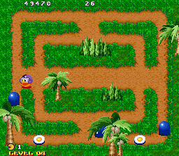 益智游戏王 (吃豆人2, 俄罗斯方块, 超人2, 雪人兄弟)（有金手指）