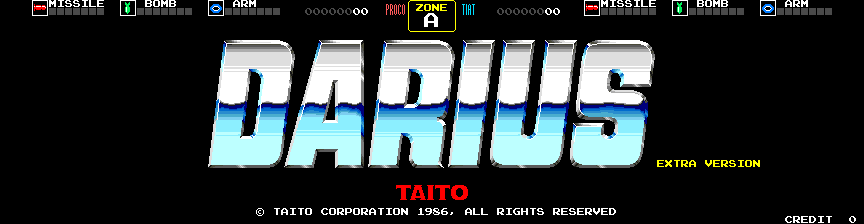 大流士战机/太空战斗机 (扩展版) (日版)（有金手指）