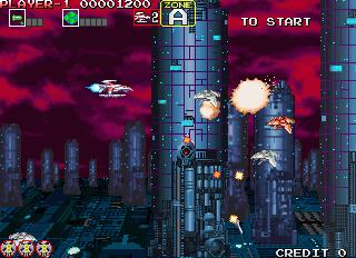 大流士战机/太空战斗机 - 外传 - 银鹰战机 (版本2.5O1994/09/19)（有金手指）