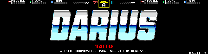 大流士战机/太空战斗机 (日版 旧版)（有金手指）