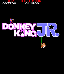 大金刚 Jr. (Donkey Kong Jr. 的盗版)（有金手指）
