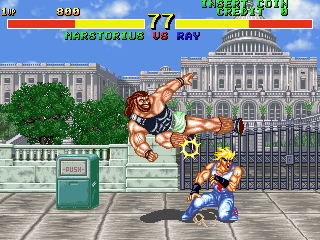 格斗列传 (世界版 版本43-09, DE-0395-1 PCB)（有金手指）