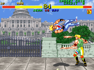 格斗列传 (世界版 版本43-05, DE-0380-2 PCB)（有金手指）