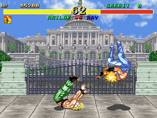 格斗列传 (日版 版本41-07, DE-0395-1 PCB)（有金手指）