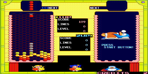 蜂巢俄罗斯方块 (日版 版本 JAB)（有金手指）