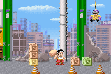 大工之源先生 - 部乱目町骚动记 (美版, M84 硬件)（有金手指）