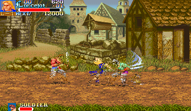 圆桌骑士 (含2xMSM5205 的盗版, 第一套)（有金手指）