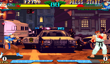 超级漫画英雄 对 街头霸王 (970625 巴西版)（有金手指）