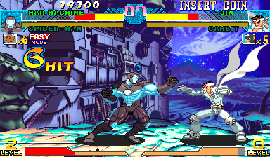 漫画英雄 对 卡普空 - 超级英雄的冲突 (980123 美版 凤凰版)（有金手指）