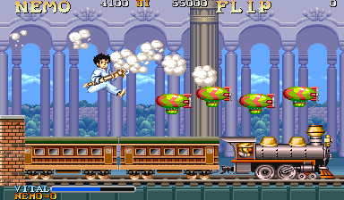 尼莫梦境冒险 (日版901120,89622B-3 ROM board)（有金手指）