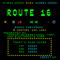 道路16 (Sun Electronics, 第一套)（有金手指）