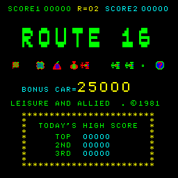 道路16 (Centuri license, 第二套)（有金手指）