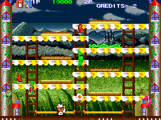 超级汉堡时代 (世界版, 第一套)（有金手指）