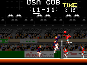 超级排球 (美版)（有金手指）