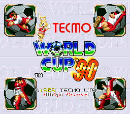 Tecmo 世界杯足球90 (欧版 第一套)