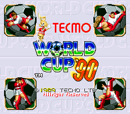 Tecmo 世界杯足球90 (轨迹球控制版)