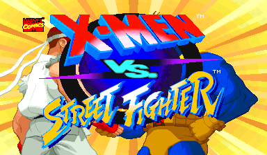 X 战警 对 街头霸王 (960919 亚版)（有金手指）