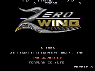 零翼战机 (2P 版, Williams 授权)（有金手指）