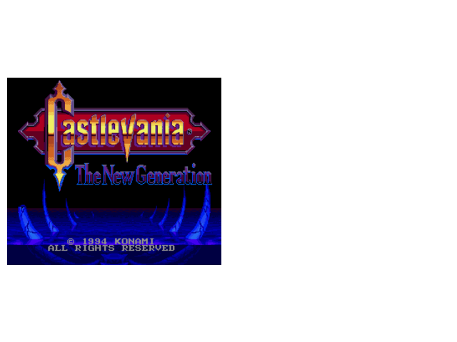 恶魔城-新之时代（Start键加满99颗宝石，9条人命，及HP）